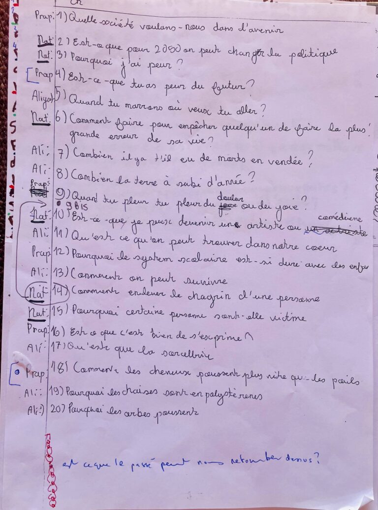 Questions éléves